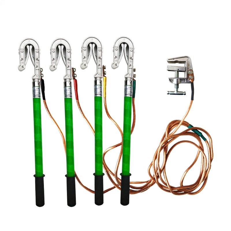 双舌式高压接地线10kv,35kv高压线路挂钩接地线